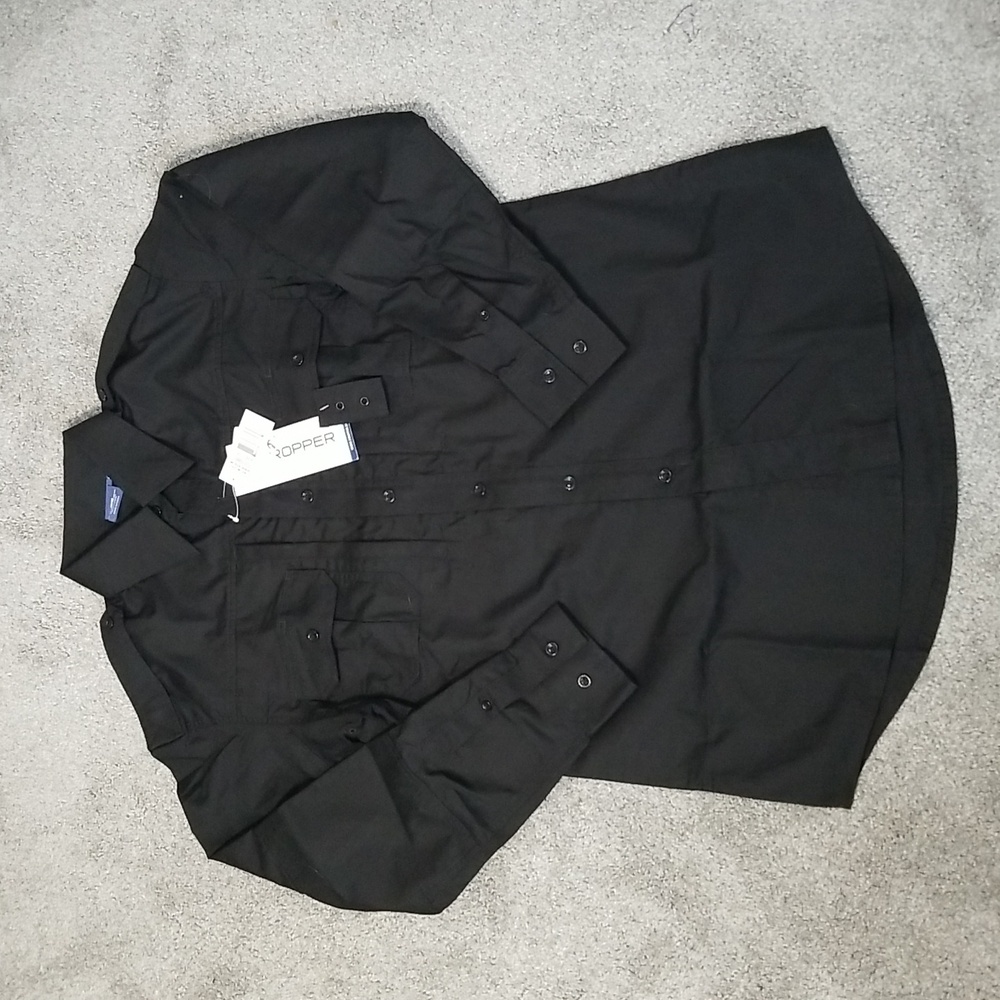 Propper Men's Long Sleeve Lightweight Tactical Shirt SR In Black F531250001